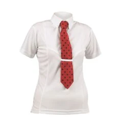 Shires Aubrion Short Sleeve Tie Shirt 5 Shires Aubrion Short Sleeve Tie Shirt -Tack Shop 0000013607