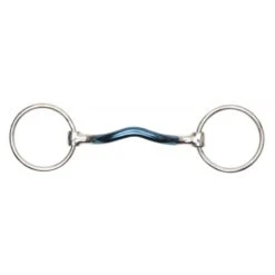 Shires Blue Sweet Iron Loose Ring With Mullen Mouth