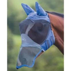 6671 Shires Deluxe Fly Mask With Ears And Nose
