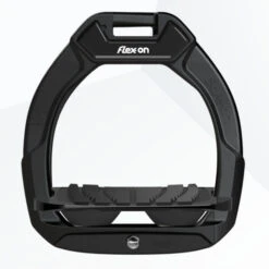 Flex-on Safe-on Junior Safety Stirrups – Black/black/black