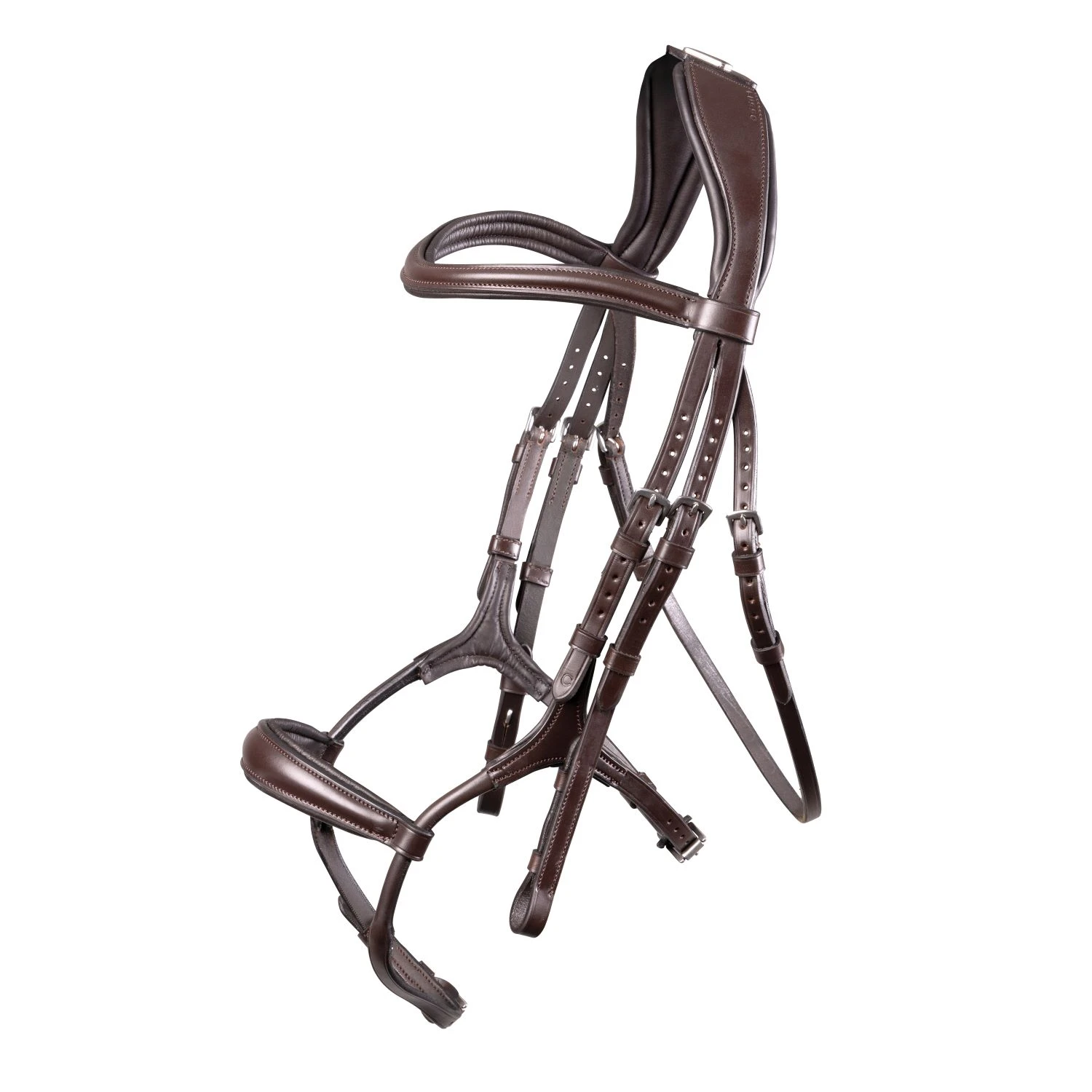 Lusso Rolled Padded Cavesson Bridle 4 Lusso Rolled Padded Cavesson Bridle - Image 4