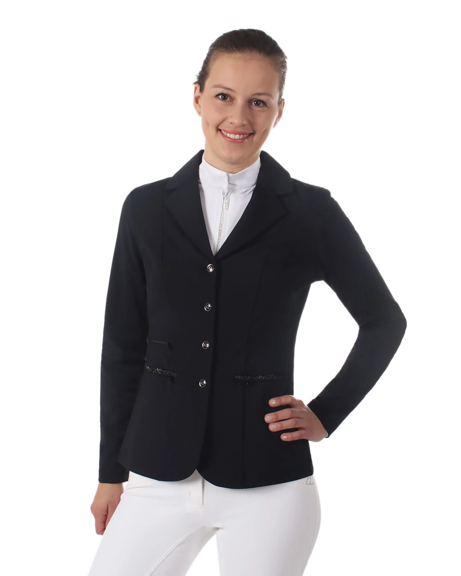 QHP JULIET LADIES COMPETITION JACKET 1 QHP JULIET LADIES COMPETITION JACKET